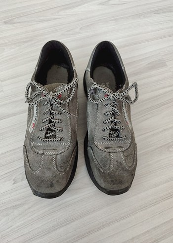 Gri Erkek Ayakkabı Bağcıklı - Görsel 3