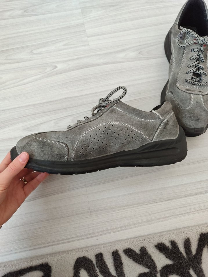 Gri Erkek Ayakkabı Bağcıklı - Görsel 5