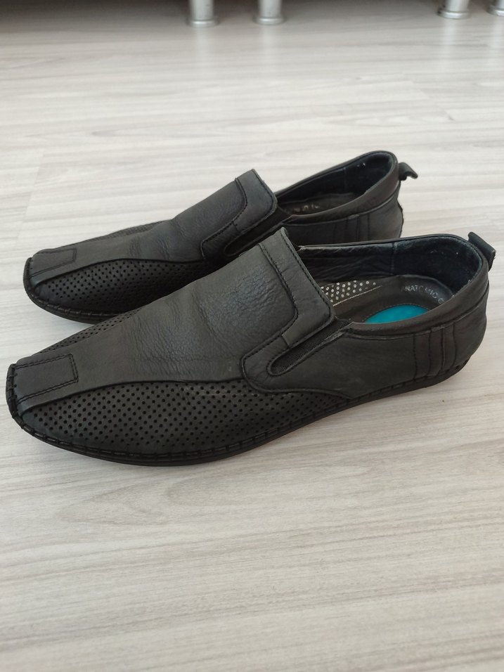 Siyah Erkek Deri Ayakkabı - Görsel 2