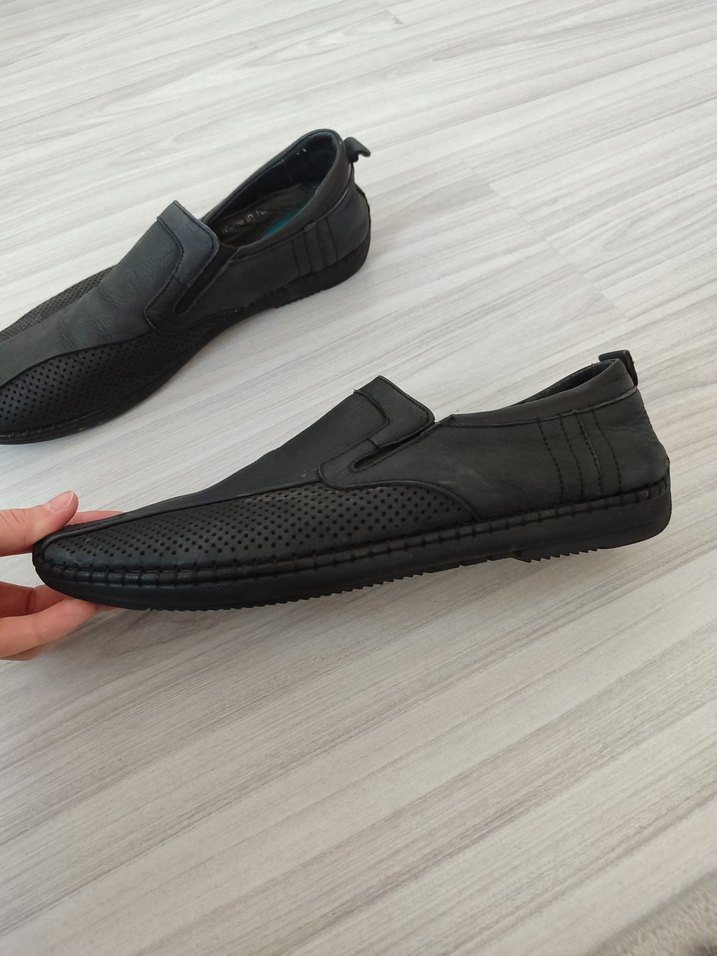 Siyah Erkek Deri Ayakkabı - Görsel 3