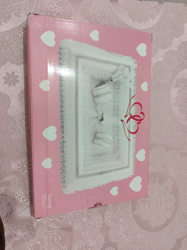 Dantel Detaylı Vintage Nişan Tepsisi - Görsel 4