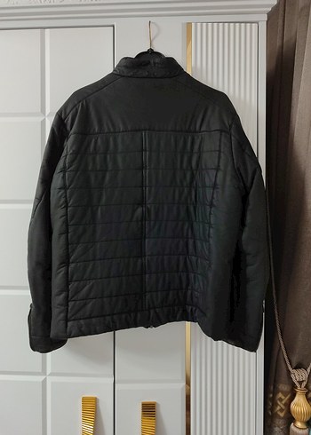 Erkek Siyah Deri Ceket - Görsel 10