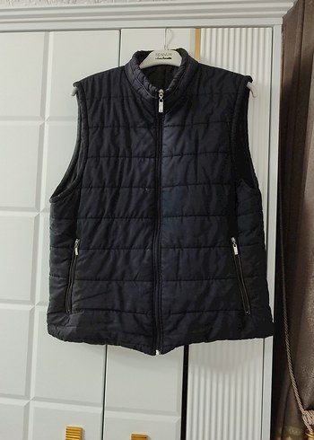 Siyah Fermuarlı Erkek Yelek - Görsel 2