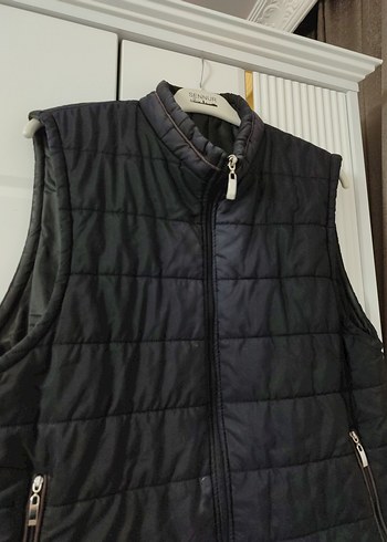 Siyah Fermuarlı Erkek Yelek - Görsel 5