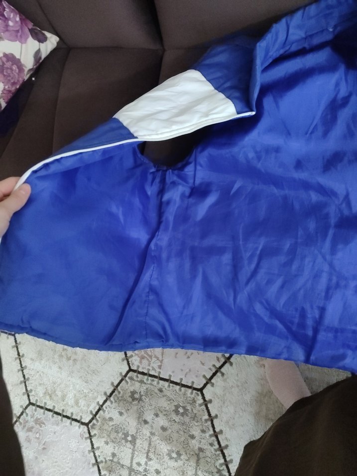 Mavi Fermuarlı Erkek Yelek - Görsel 4