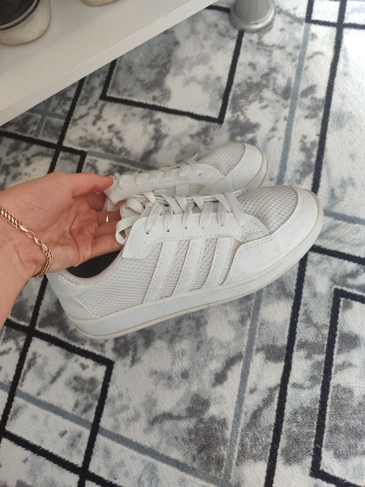 Beyaz Kadın Spor Ayakkabı - Görsel 2