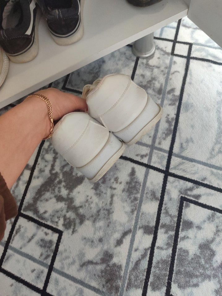 Beyaz Kadın Spor Ayakkabı - Görsel 5