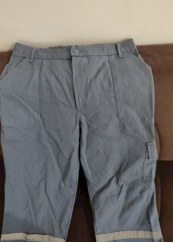 Gri Denim Kemerli Erkek Pantolon - Görsel 2