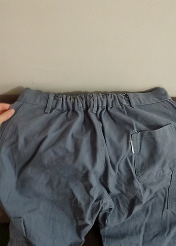 Gri Denim Kemerli Erkek Pantolon - Görsel 6