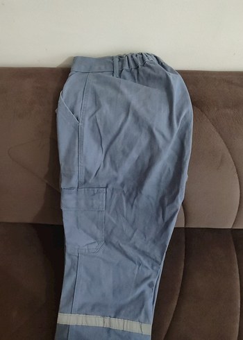 Gri Denim Kemerli Erkek Pantolon - Görsel 5