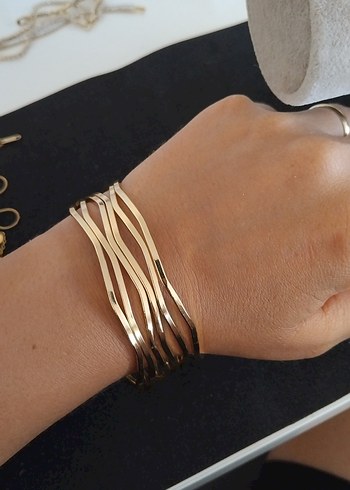 çelik  Ajda bilezik,suya dayanıklı  paslanmaz - Görsel 2