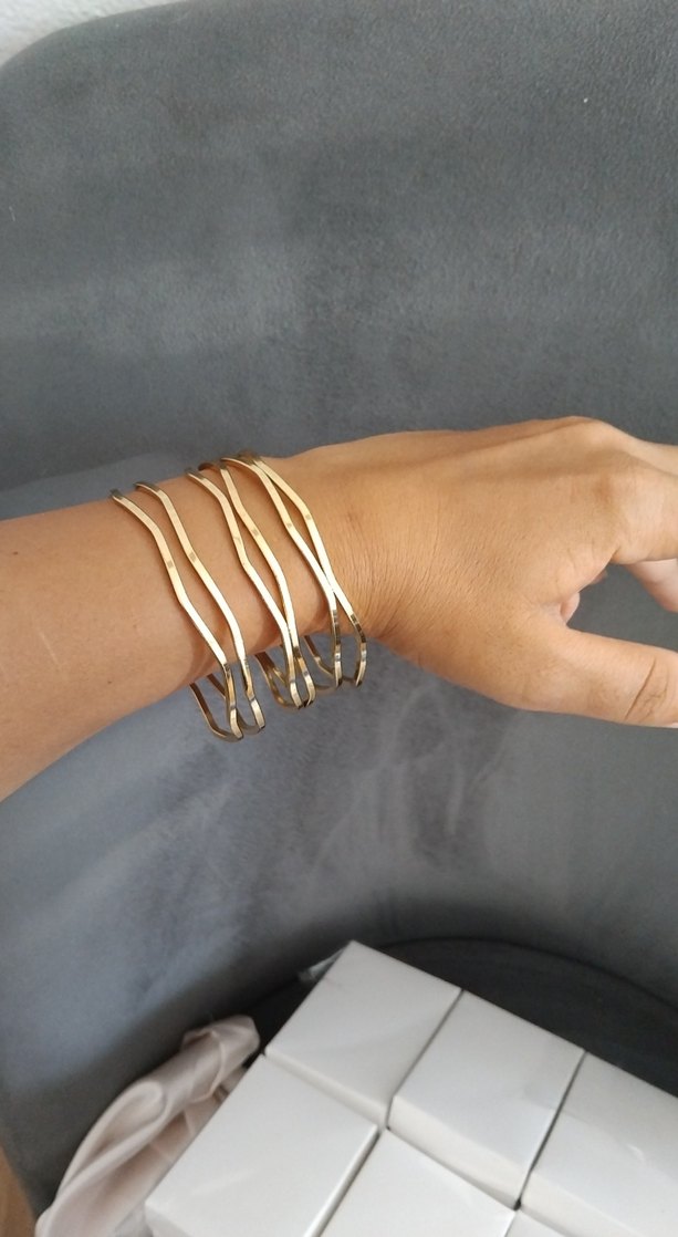 çelik  Ajda bilezik,suya dayanıklı  paslanmaz - Görsel 4