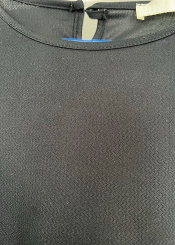 Diğer Kadın Siyah Uzun Kollu Rahat Kesim Elbise