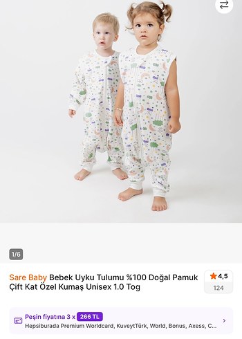 Sare Baby Bebek Uyku Tulumu %100 Pamuk
