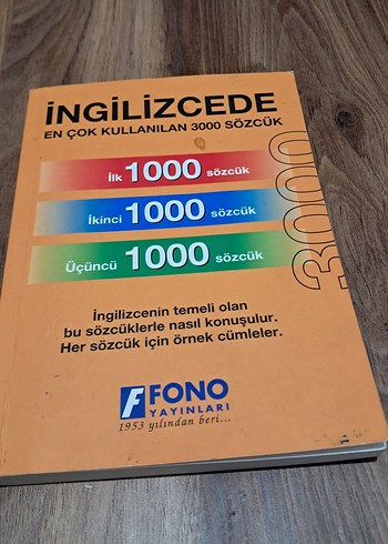 İngilizcede En Çok Kullanılan 3000 Sözcük Kitabı