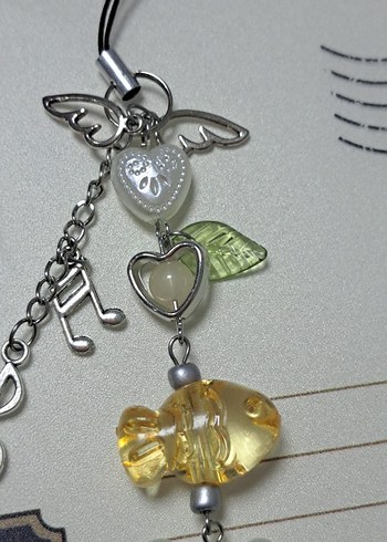 Renkli Zincir Detaylı Kadın Charm - Görsel 2