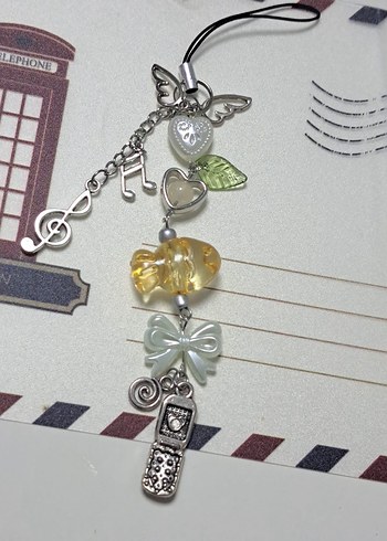 Renkli Zincir Detaylı Kadın Charm - Görsel 3