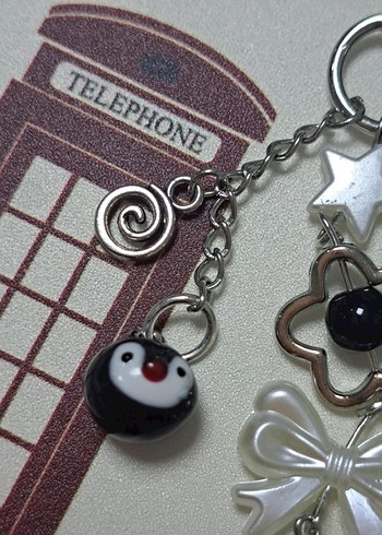 Goth Zincir Detaylı  Keychain - Görsel 3