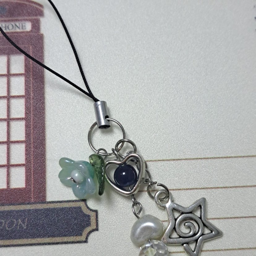 Boncuklu Çok Renkli Bohem Kadın Charm - Görsel 3