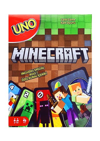 UNO Minecraft Kart Oyunu Özel Kurallı