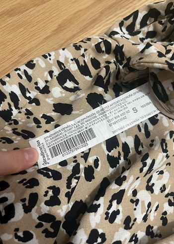 Stradivarius Leopar Desenli Fırfırlı Mini Şort Etek
