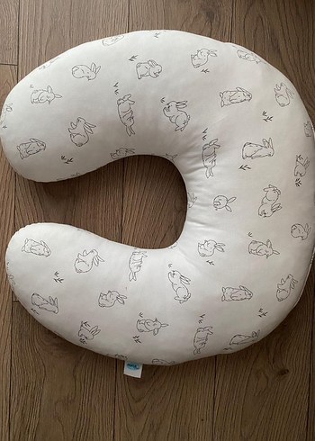 Beyaz Desenli Emzirme ve Hamilelik Yastığı - Görsel 3