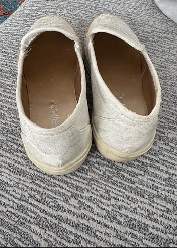 Beyaz Dolgu Topuklu Kadın Espadril - Görsel 3