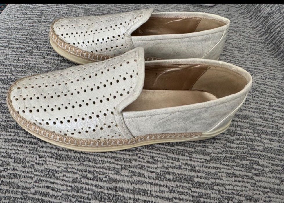 Beyaz Dolgu Topuklu Kadın Espadril - Görsel 2