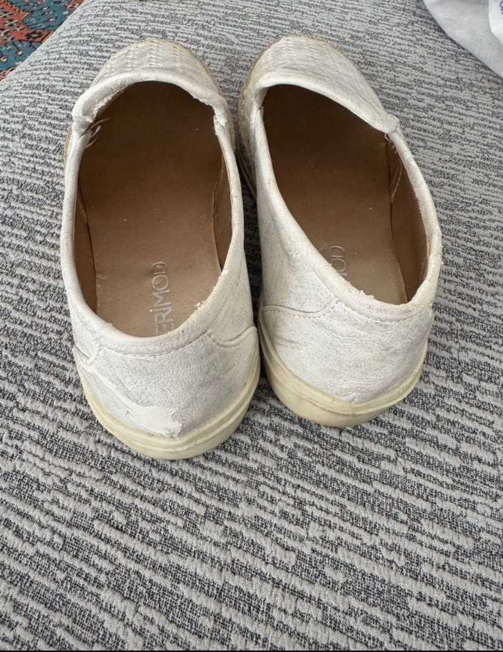 Beyaz Dolgu Topuklu Kadın Espadril - Görsel 3