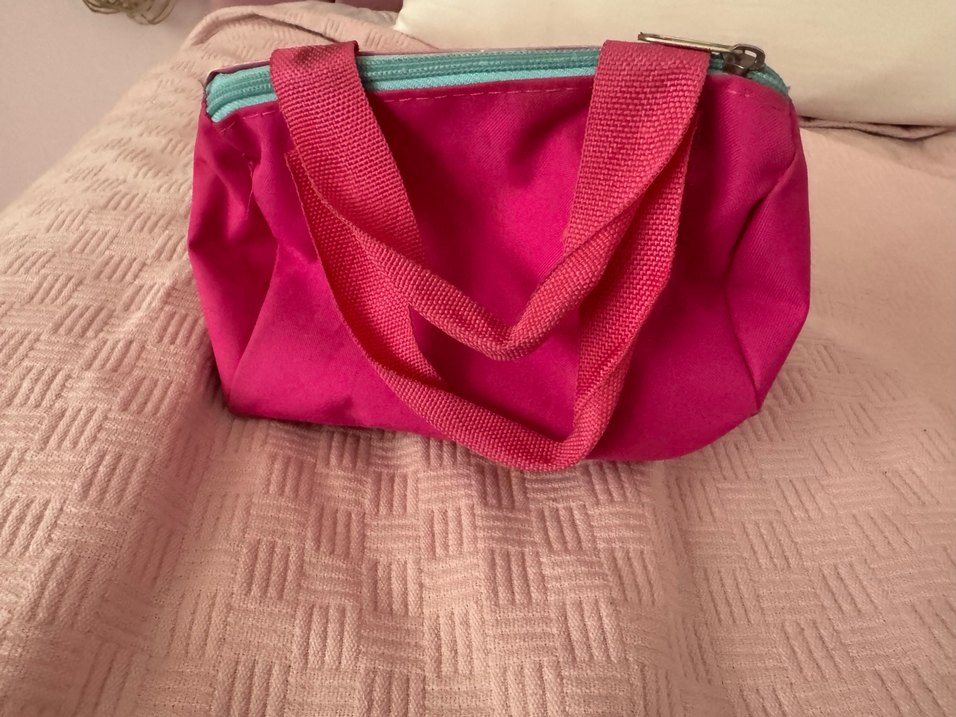 Kız Çocuk Pembe Baskılı Straplez Bolero - Görsel 3