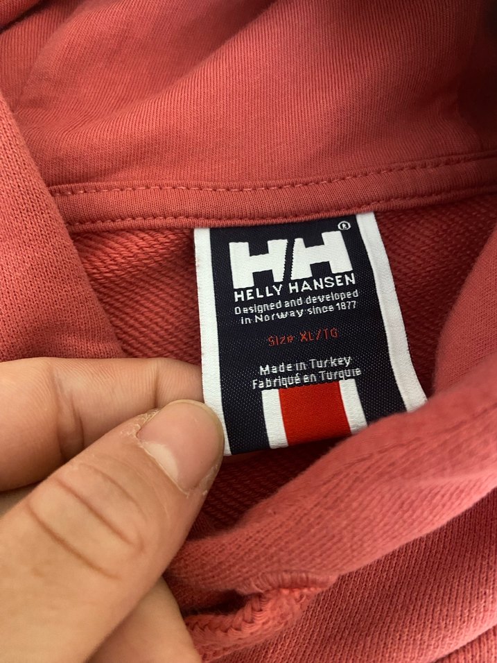 Koyu mercan Kapüşonlu Helly Hansen Sweatshirt - Görsel 2
