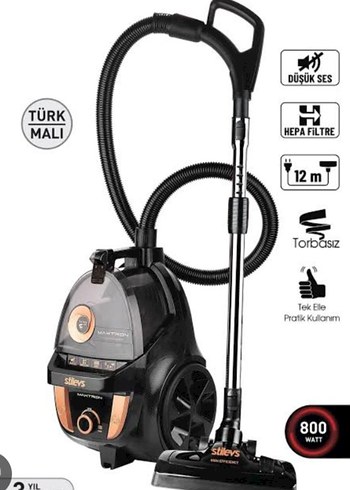 800 Watt Torbasız Hepa Filtreli Elektrikli Süpürge
