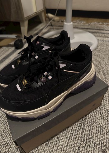 41 Beden siyah Renk Puma Siyah Kadın Platform Spor Ayakkabı