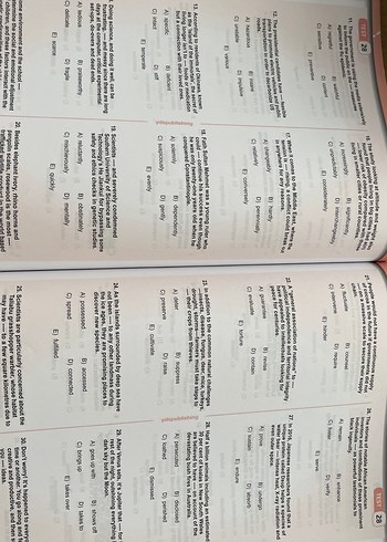 Privilege Grade 12 Kelime Test Kitabı