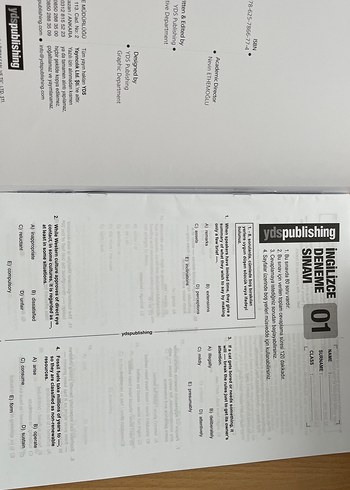 Privilege 11. Sınıf Deneme Sınavları Kitabı