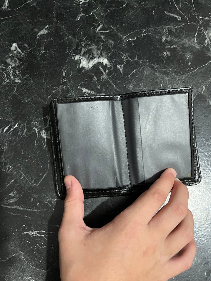 Siyah Minimalist Erkek Cüzdan - Görsel 4