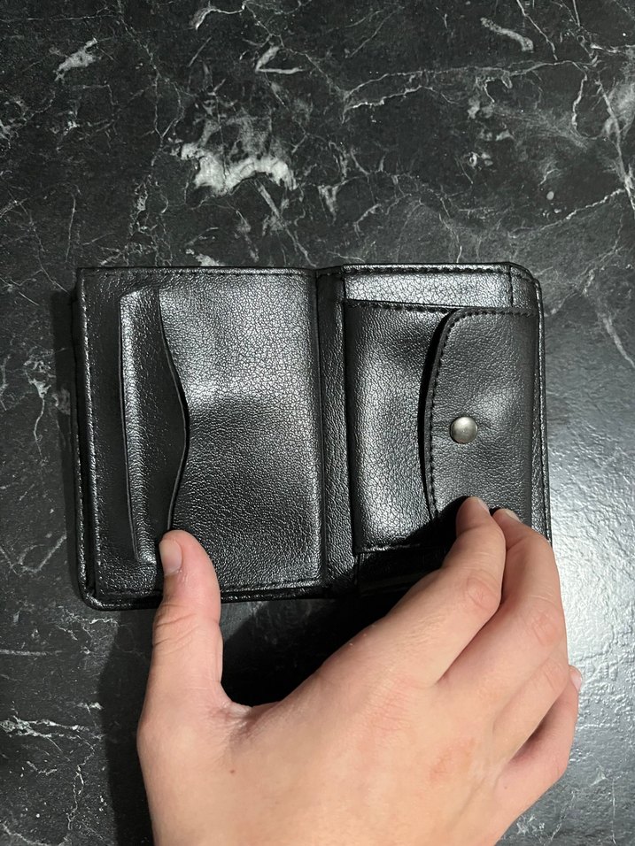Siyah Minimalist Erkek Cüzdan - Görsel 5
