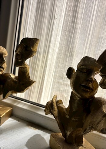 Parlak Altın Renkli Figürin Seti - Görsel 4