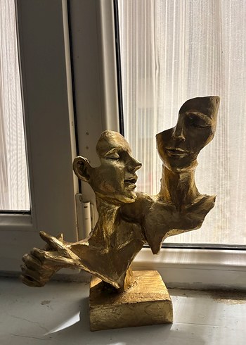 Parlak Altın Renkli Figürin Seti - Görsel 2