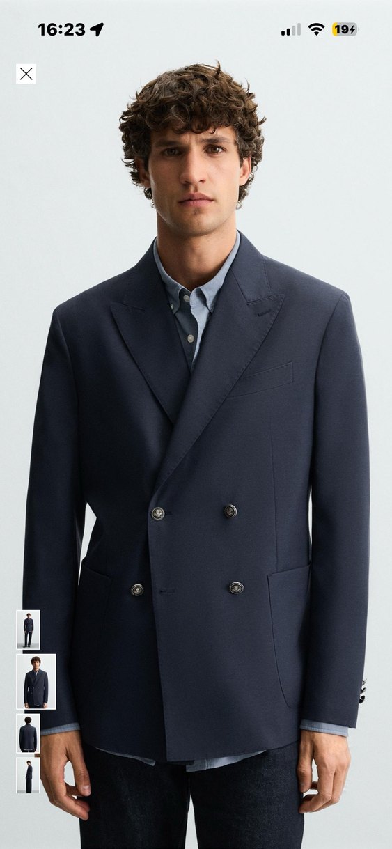 Lacivert Erkek Modern Klasik Takım Elbise - Görsel 3