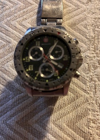 Gri Minimalist Erkek Kol Saati Wenger İsviçre marka saat - Görsel 4