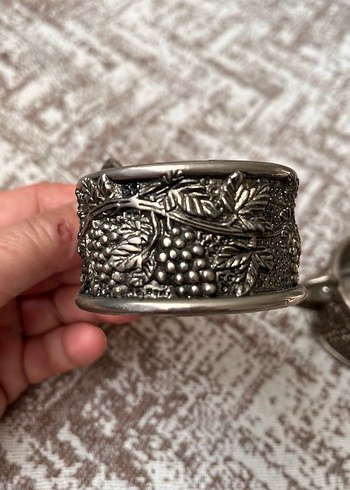 Gümüş kaplam bardaklık - Görsel 5