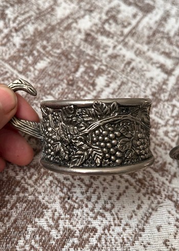 Gümüş kaplam bardaklık - Görsel 4