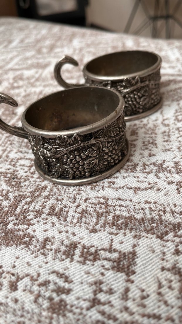 Gümüş kaplam bardaklık - Görsel 2