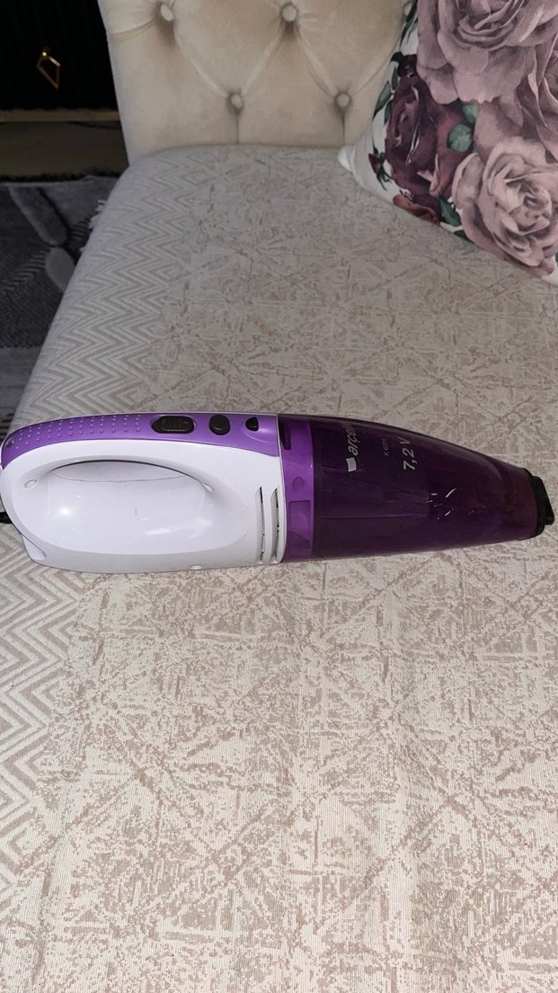 Arçelik 7,2V Mor Renkli El Süpürgesi - Görsel 2