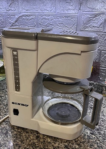 Sinbo Beyaz ve Gri Kahve Makinesi - Görsel 2