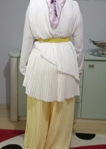 Sarı Pilili Kadın ikili takım - Görsel 7