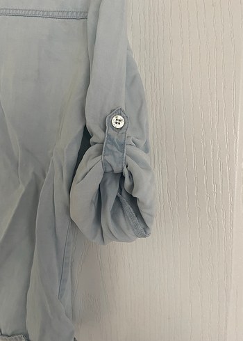 Denim Kız çoçuk  Uzun Kollu Gömlek - Görsel 5