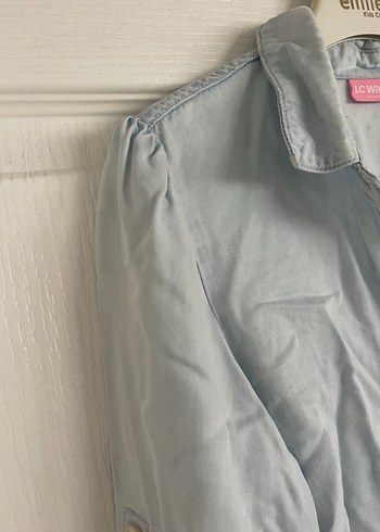 Denim Kız çoçuk  Uzun Kollu Gömlek - Görsel 3