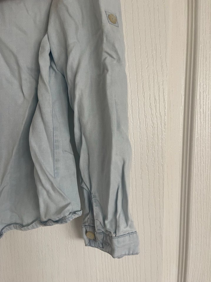 Denim Kız çoçuk  Uzun Kollu Gömlek - Görsel 4